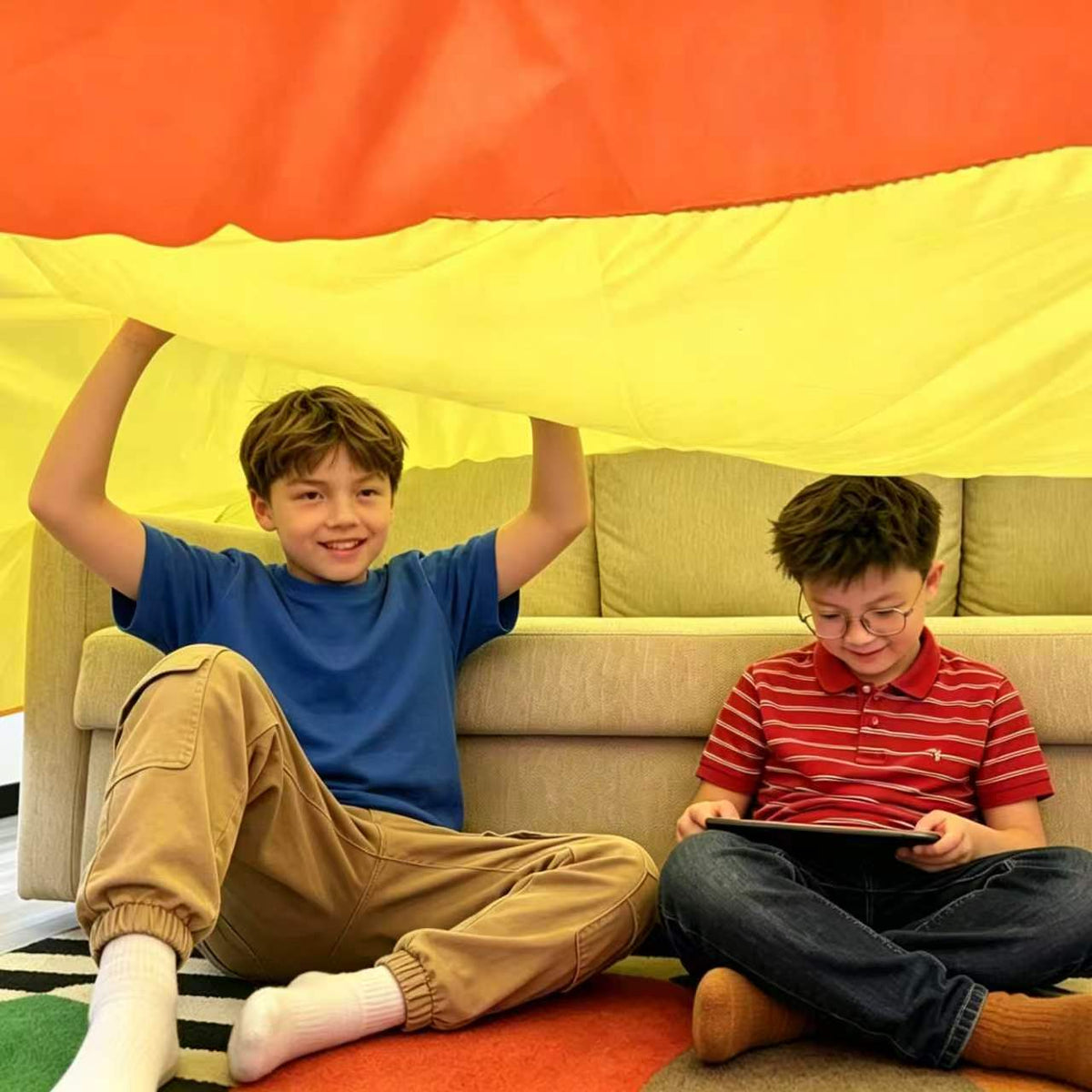 10'x10' Blanket Fort Building Kit for Kids, CPC Certified
