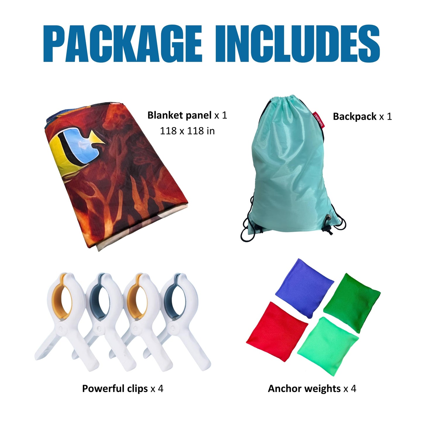 Magic Blanket Fort Building Kit for Kids -Sea World | Creative Indoor & Outdoor Play Tent | CPC Certified