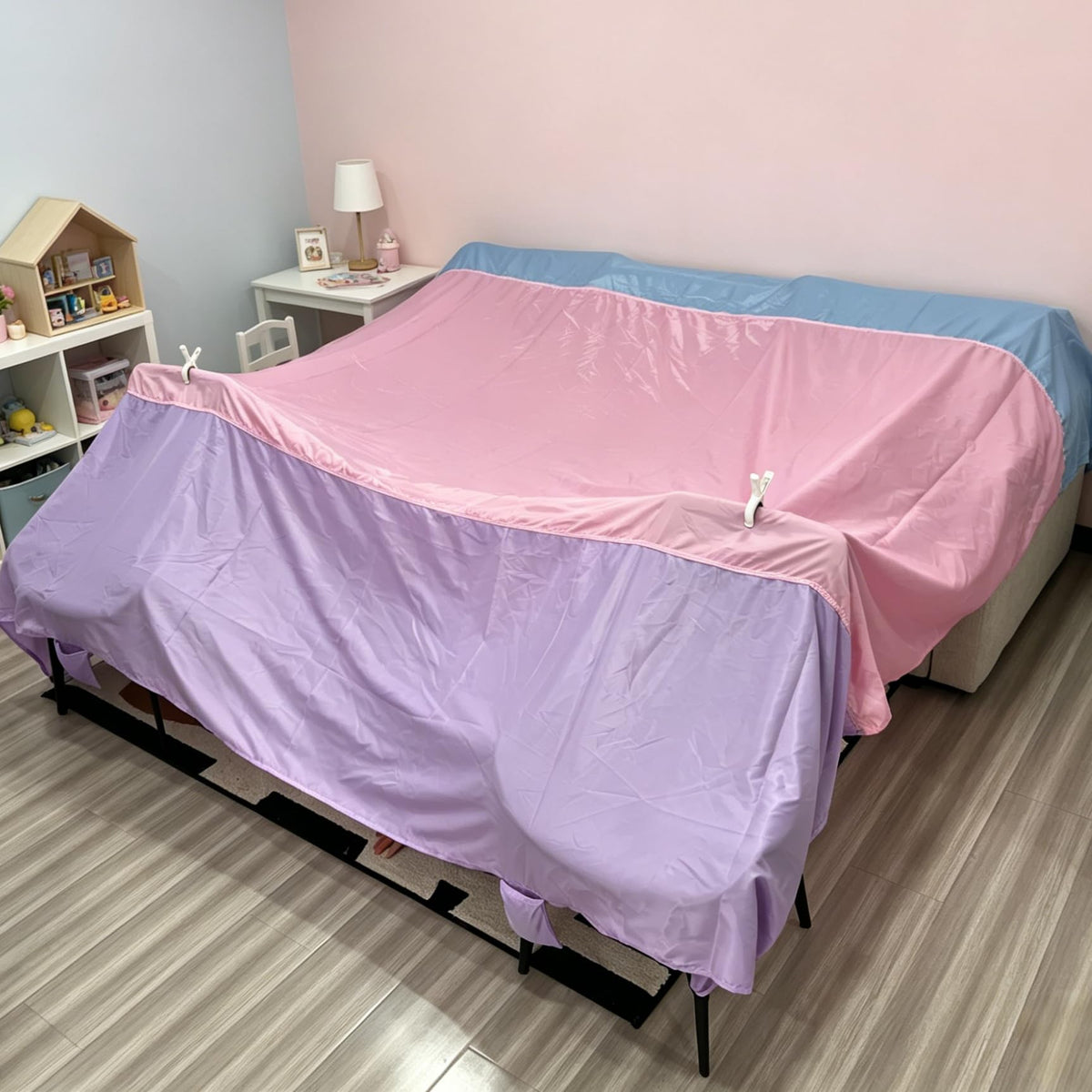 10'x10' Blanket Fort Building Kit for Kids, CPC Certified